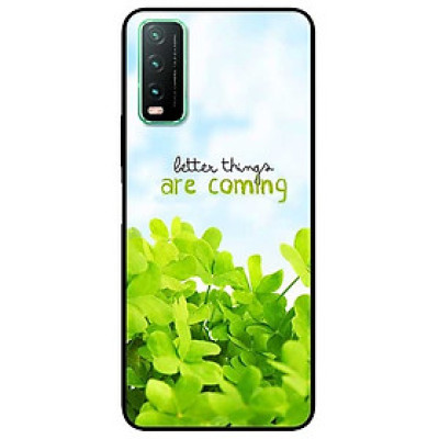 Ốp lưng dành cho Vivo Y20 - Y20s - Y12s mẫu Cỏ Xanh Và Chữ