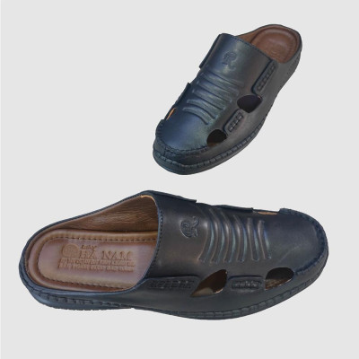 Dép Bít Mũi Nam HÀ NAM Da Bò Thật Cao Cấp GSB20117