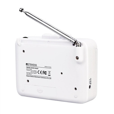 Đài Ăng-ten Retekess TR606 Mini Di động kính thiên văn với đầu phát Cassette Radio kỹ thuật số Phát lại loa