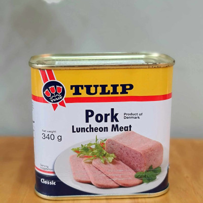 Thịt heo hộp Tulip Pork Luncheon Meat 340g