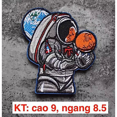 Patch_velcro phi hành gia không gian_vũ trụ