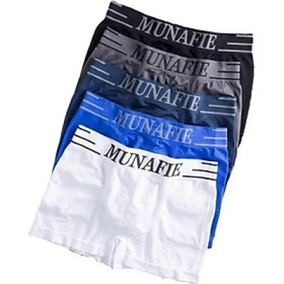 Combo 5 Quần Boxer Nam Dệt Kim (freesize 50-85kg), Quần Sịp Đùi Nam Mã D01