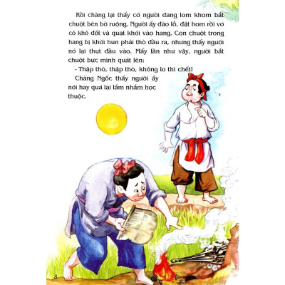 Sách - Anh Chàng Học Khôn - Tranh Truyện Dân Gian Việt Nam - NXB Kim Đồng