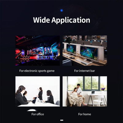 Chuột chơi game có dây Ajazz AJ358 Công thái học 10000DPI cho máy tính để bàn,máy tính xách tay