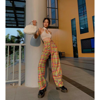 Quần Dài Họa Tiết TARTAN - 