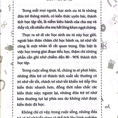 Trẻ Thông Minh Ghi Nhớ Như Thế Nào