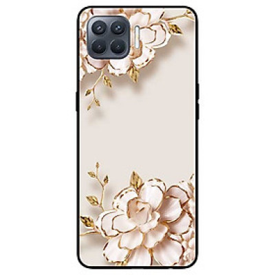 Ốp lưng dành cho Oppo A93 - F17 Pro mẫu Tranh Hoa Nền Trắng