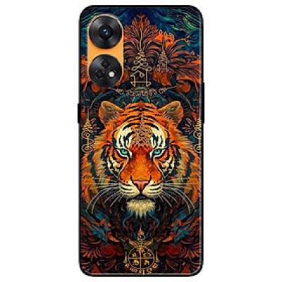 Ốp lưng cho Oppo Reno 2Z - 2F - 6Z - 7Z 5G - 8Z 5G - 8T 4G - 8T 5G - A96 5G - Hổ Hoa Tài Lộc - Hàng Chính Hãng