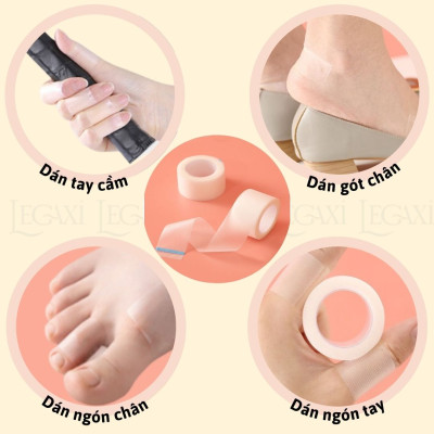 Cuộn băng dính quấn khớp ngón tay 4.4 mét chống chai tay khi cầm viết, vẽ, chơi thể thao học sinh, sinh viên