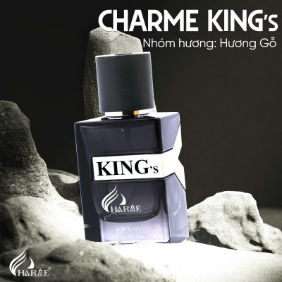 Nước Hoa Nam CHARME KING 60ml Lưu Hương Lâu Nam Tính, Mạnh Mẽ_Nước Hoa Chính Hãng