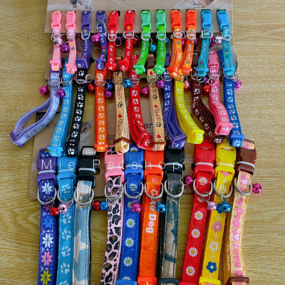 VÒNG CỔ CHO CHÓ MÈO ZICHEN NHIỀU HOẠ TIẾT BẢN 0.8cm-1.0cm-1.5cm - GIAO NGẪU NHIÊN