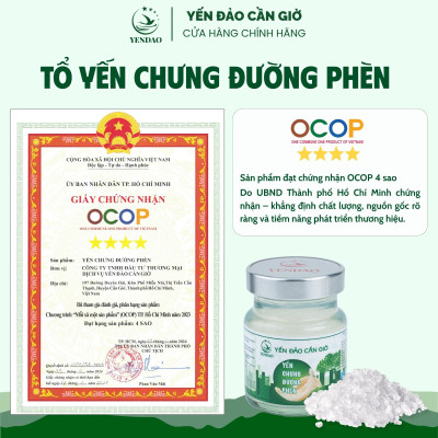 Yến Đảo - Hũ Yến Chưng Đường Phèn Bổ Dưỡng Hỗ Trợ Sức Khỏe Mọi Độ Tuổi Quà Tặng Cao Cấp 6 Lọ 70ml