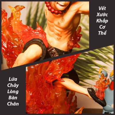 Mô Hình ACE Bản Siêu Cấp 18CM Mô hình One Piece Cao Cấp, Figure Mô Hình Anmie One Piece Luffy Vua Hải Tặc