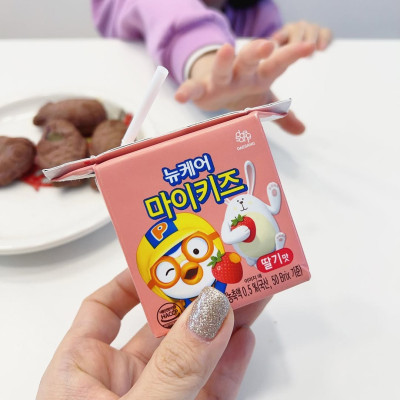 Sữa dinh dưỡng Nucare mykids vị dâu tây/socola/sữa/chuối/việt quất Pororo 150ml