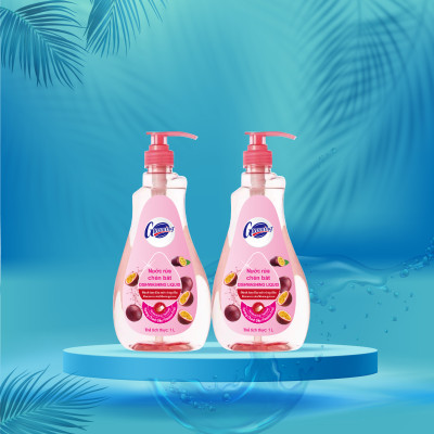 Chai nước rửa chén bát Gleaming Hương Chanh Dây 1L