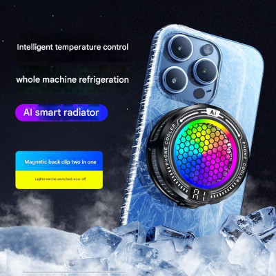 Tản nhiệt sò lạnh thông minh Led RGB TL10 Ai Gaming siêu mát cho điện thoại hàng nhập khẩu