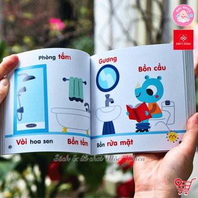 Sách - 200 từ vựng mẹ cùng con học nói - Đinh Tị Books