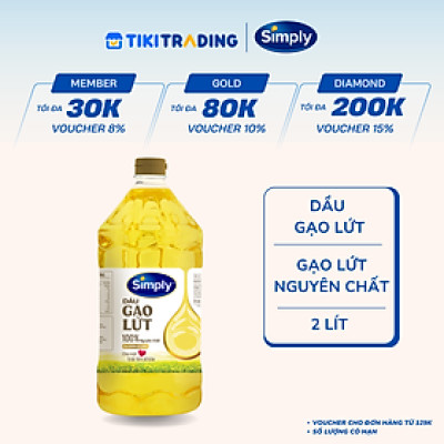 Dầu gạo lứt Simply 2L