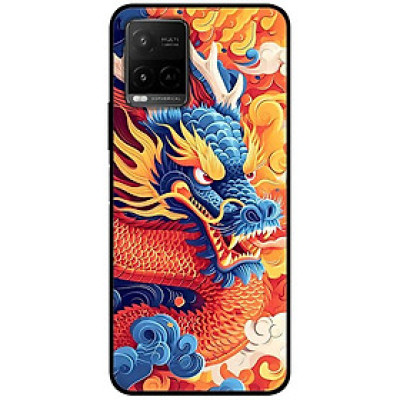 Ốp lưng cho Vivo Y20 - Y12s - Y20s - Y21 - Y21s - Y33s - Y33T - Rồng Xanh Sừng Trắng - Hàng Chính Hãng