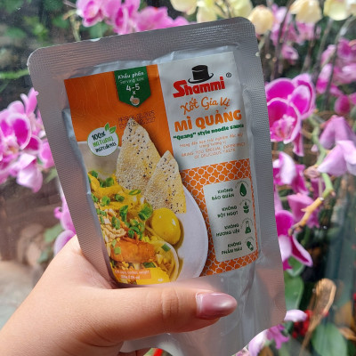Xốt gia vị mì quảng Shammi gói 200g,Xốt mì quảng thuần chay dùng được cả chay và mặn(Đạt chuẩn USUK)