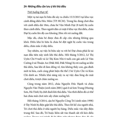 An Toàn Khi Tham Gia Các Hoạt Động Ngoài Trời Và Phòng Chống Thiên Tai