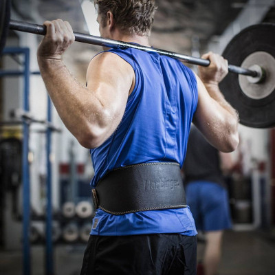 Đai Lưng Tập Gym Harbinger Padded Leather Belt – Màu Da Đen