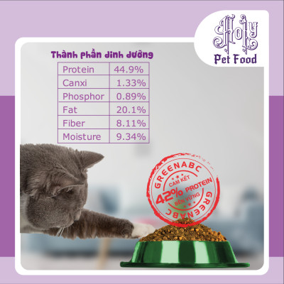 Thức ăn cho MÈO: Bổ sung dinh dưỡng - Giàu Protein, Canxi, Lipid - hộp 200g