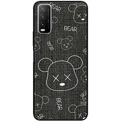Ốp lưng cho Vivo Y20 - Y12s - Y20s - Y21 - Y21s - Y33s - Y33T - Họa Tiết Gấu Xám - Hàng Chính Hãng