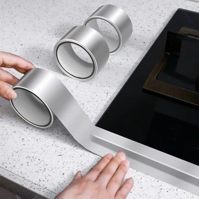 5cm x 30mét Băng Keo Giấy Bạc Nhôm Chịu Nhiệt Chống Nước Để Vá Thau Rổ, Chống Thấm Nhà Bếp Vá Ống Nước Thau Chậu