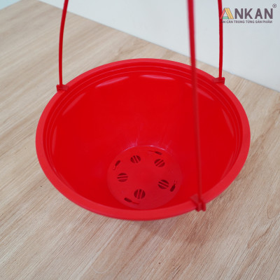 Chậu Treo Tự Dưỡng, Có Đĩa Trữ Nước Và Thoát Nước, Có Dây Treo Tiện Dụng, Nhiều Màu Sắc Và Kích Cỡ Để Lựa Chọn