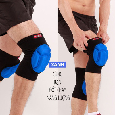Đai miếng đệm bảo vệ đầu gối AOLIKES A-0217B đàn hồi Rubber cushion anti-collision knee pad