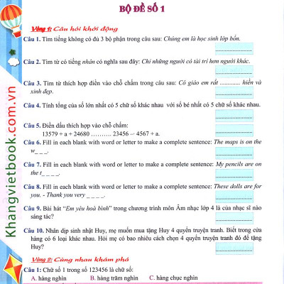 Em Muốn Thành Trạng Nguyên Nhỏ Tuổi (Lớp 4)