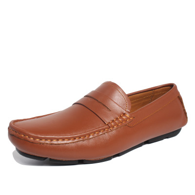 Giày MICHILUX Da Bò Thật Chính Hãng Penny Moccasin CIEMS Màu Nâu Bò