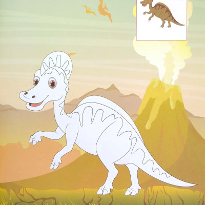 Tô Màu Thế Giới Khủng Long Dinosaurs 2