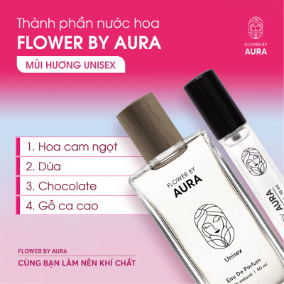  Nước hoa thiên nhiên Flower By Aura/ Unisex hương thơm tinh tế, quyến rũ cho nam và nữ-10ml 