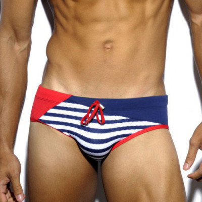 Quần bơi nam tam giác trẻ trung, đồ bơi nam đẹp thiết kế màu sọc độc đáo