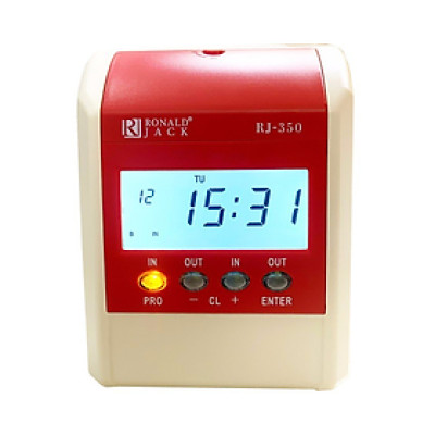 Máy chấm công thẻ giấy IN KIM Ronald Jack  RJ-350 - Hàng nhập khẩu