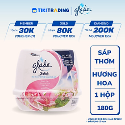 Sáp Thơm Glade Tuyệt Tác Hương Hoa 180g