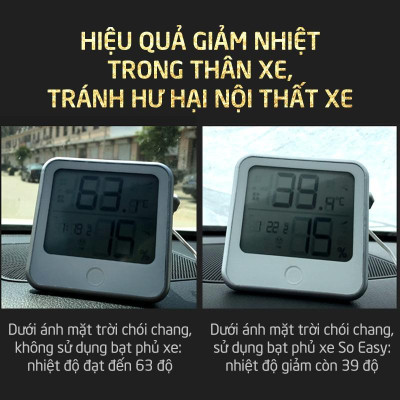 Bạt Phủ xe Ô Tô Bạt phủ xe hơi - áo trùm che phủ xe hơi nhôm bạc 4 chỗ đến 7 chỗ 