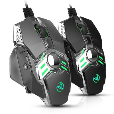 Chuột chơi game có dây HXSJ J200 bảy phím Macro DPI  có thể điều chỉnh RGB