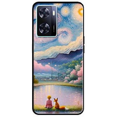 Ốp lưng cho Oppo A15 - A15s - A35 4G - A17 - A17K - A57 4G - A94 5G - A95 5G - Cậu Vàng Ngắm Hoàng Hôn - Hàng Chính Hãng