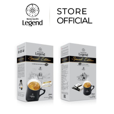 Combo 2 Hộp Cà Phê Trung Nguyên Legend Special Edition – Hộp 18 Gói – Cà Phê Hòa Tan Đậm Đà, Pha Nóng Đá Đều Ngon