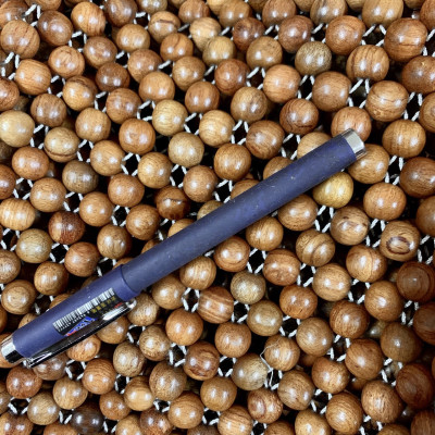 Lót Khoác Vai Ghế Xe Ô Tô Hạt Gỗ Hương Hạt 1.2cm ( hình thật )