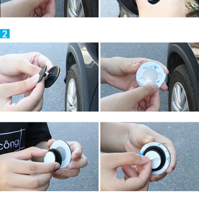 Combo 2 Gương cầu Chiếu hậu Ô tô xóa bỏ điểm mù xoay 360 Độ