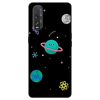 Ốp lưng dành cho Oppo A5 ( 2020 ) - A9 ( 2020 ) - Find X2 - F11 Pro mẫu Hành Tinh Nền Đen