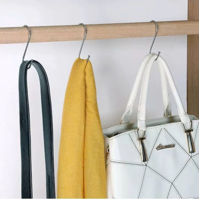 COMBO 10 MÓC INOX HÌNH CHỮ S NHỎ