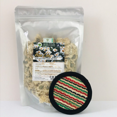 Hoa cúc khô nguyên chất Mẹ Ken 50gr tặng kèm miếng lót ly - TRÀ HOA CÚC