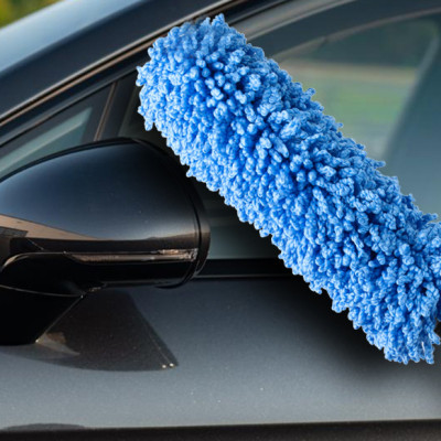 Chổi Lau Xe  Ô Tô Sợi Dầu,  Điều Chỉnh Được Độ Dài - Tròn ( Có Túi Đựng )