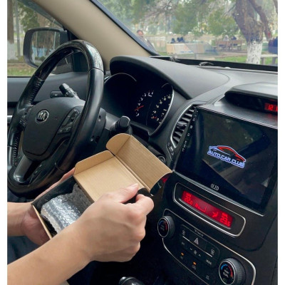 BỘ HIỂN THỊ THÔNG TIN TỐC ĐỘ LÊN KÍNH LÁI Ô TÔ XE HƠI HUD MÀU TRẮNG ĐƠN GIẢN GIÁ RẺ