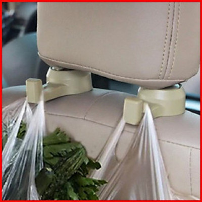 Bộ Móc treo đồ sau ghế oto, xe hơi tiện dụng, chắc chắn, không rơi